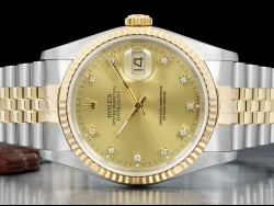Rolex Datejust 36 Champagne Jubilee Diamonds Dial - Rolex Guarantee 16233